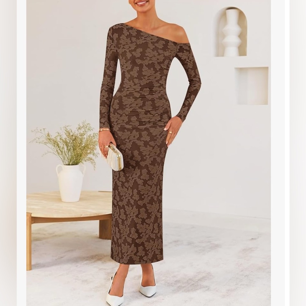 NWT #1 NEW RELEASE BROWN COCKTAIL DRESS-S